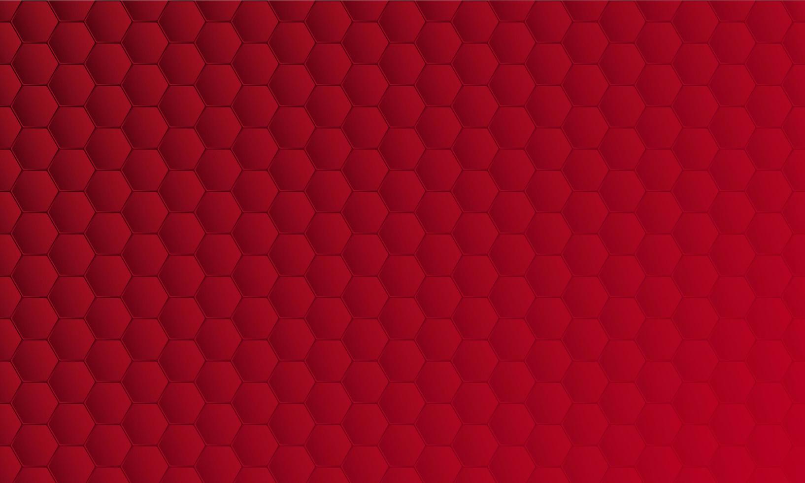 Red honeycomb composition pattern for futuristic and modern backgrounds. Abstract wallpaper design with metal plate style photo