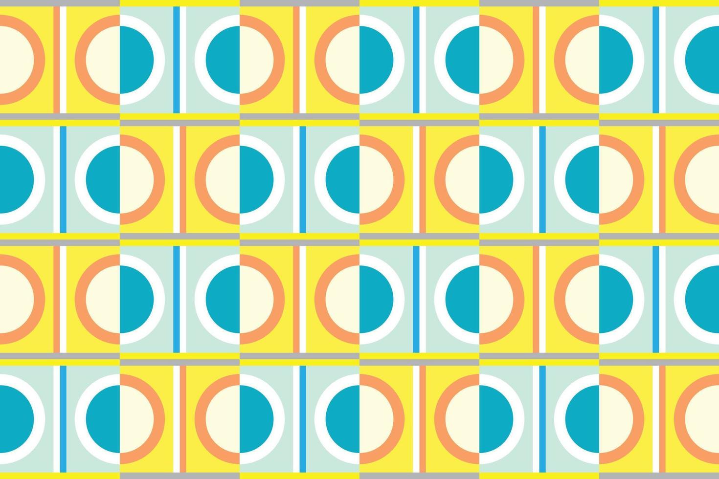 Print vector circle tile geometric pattern background