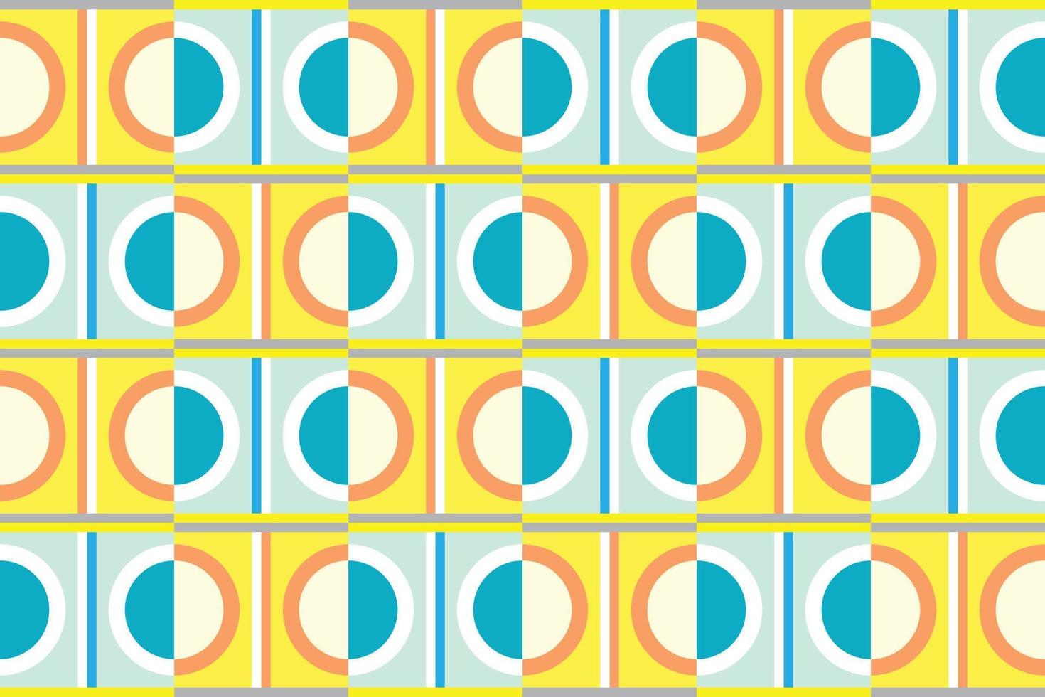 Print vector circle tile geometric pattern background