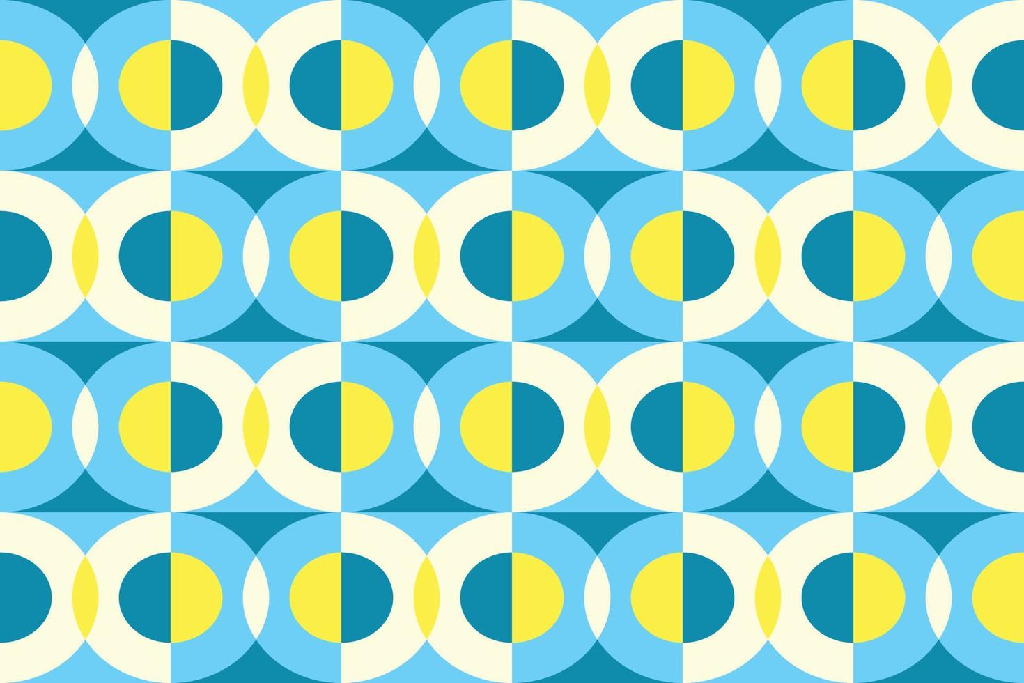 Print vector circle tile geometric pattern background