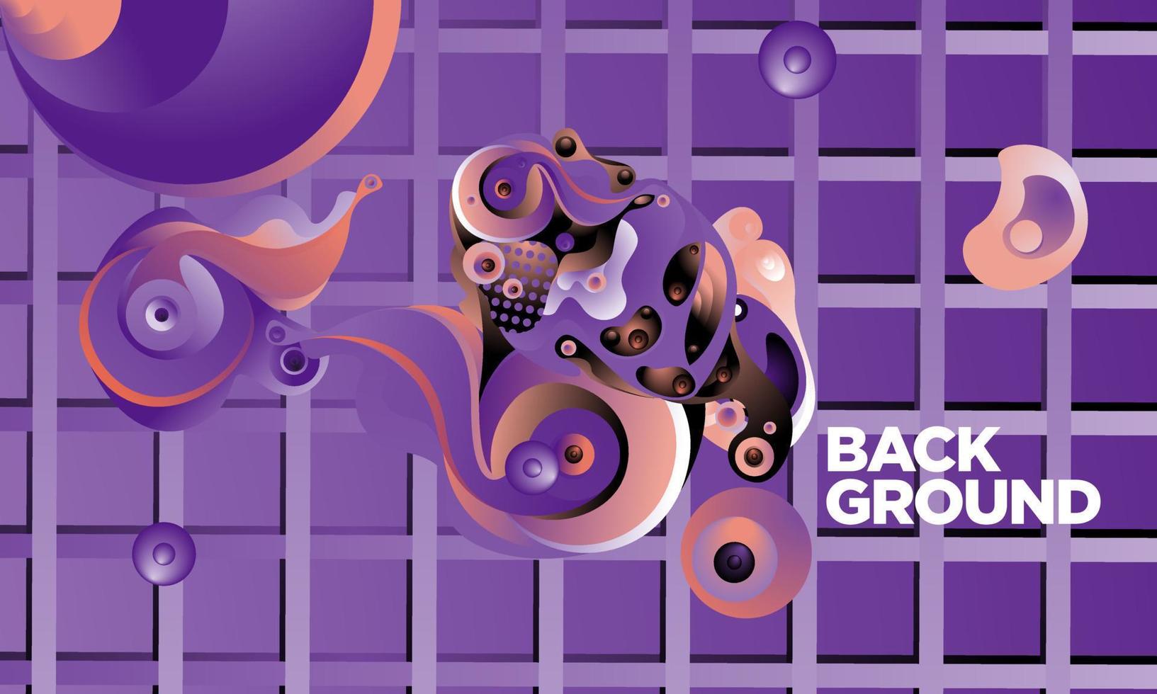 abstract background with circles vector