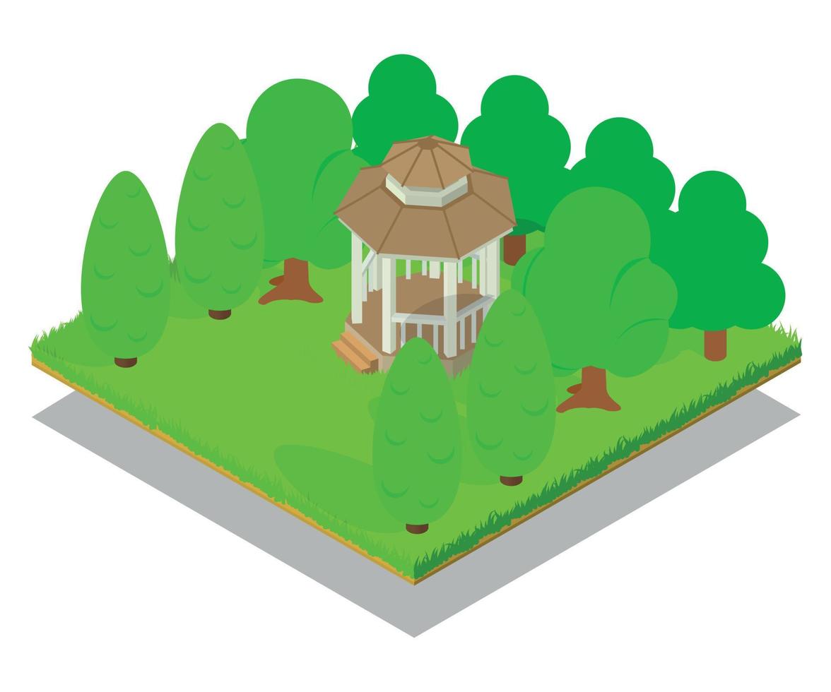 Oratory concept banner, isometric style vector