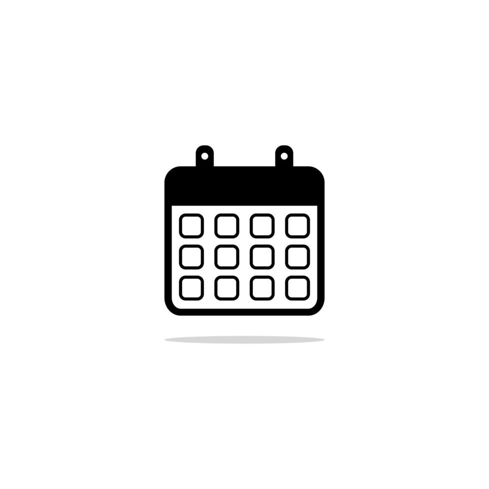 icono de vector de calendario