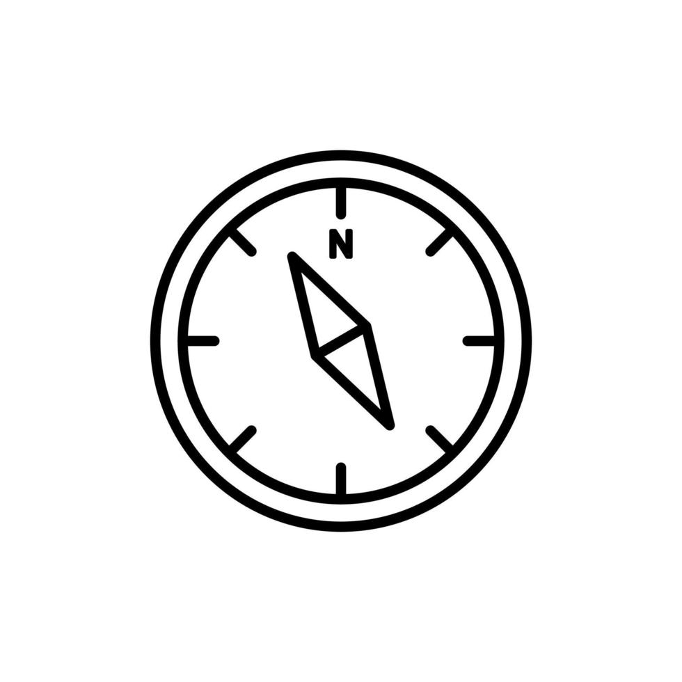 compass illustration. free vector icon
