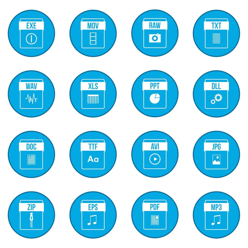 Web document icon blue vector