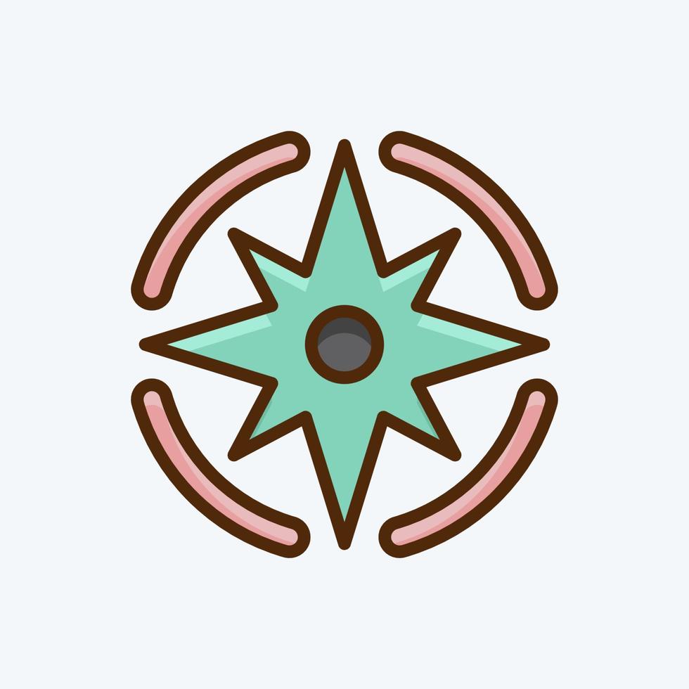 Icon Navigation. suitable for Startup symbol. flat style. simple design editable. design template vector. simple illustration vector