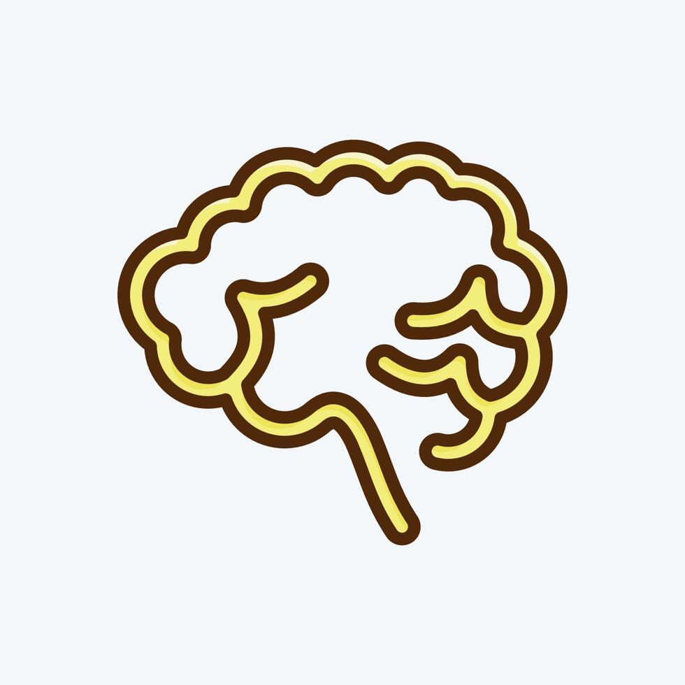 Icon Brainstorm. suitable for Startup symbol. flat style. simple design editable. design template vector. simple illustration vector