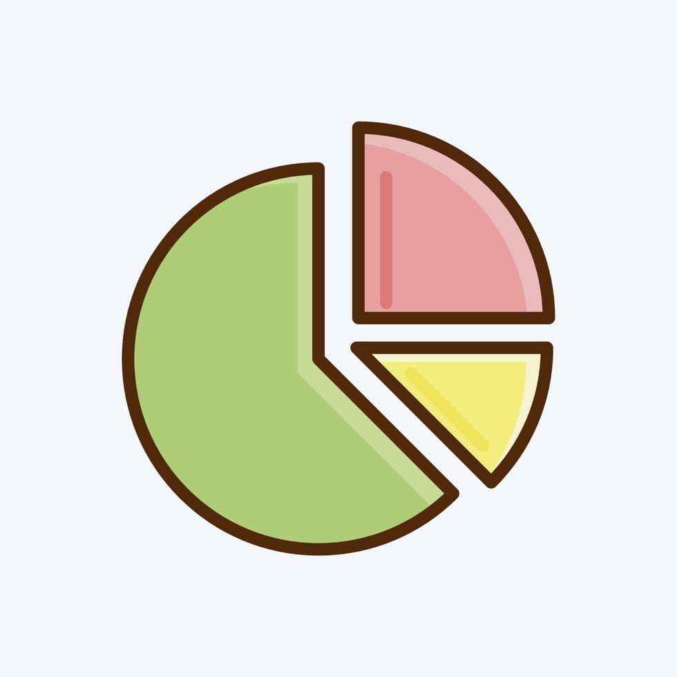 Icon Analytics. suitable for Startup symbol. flat style. simple design editable. design template vector. simple illustration vector
