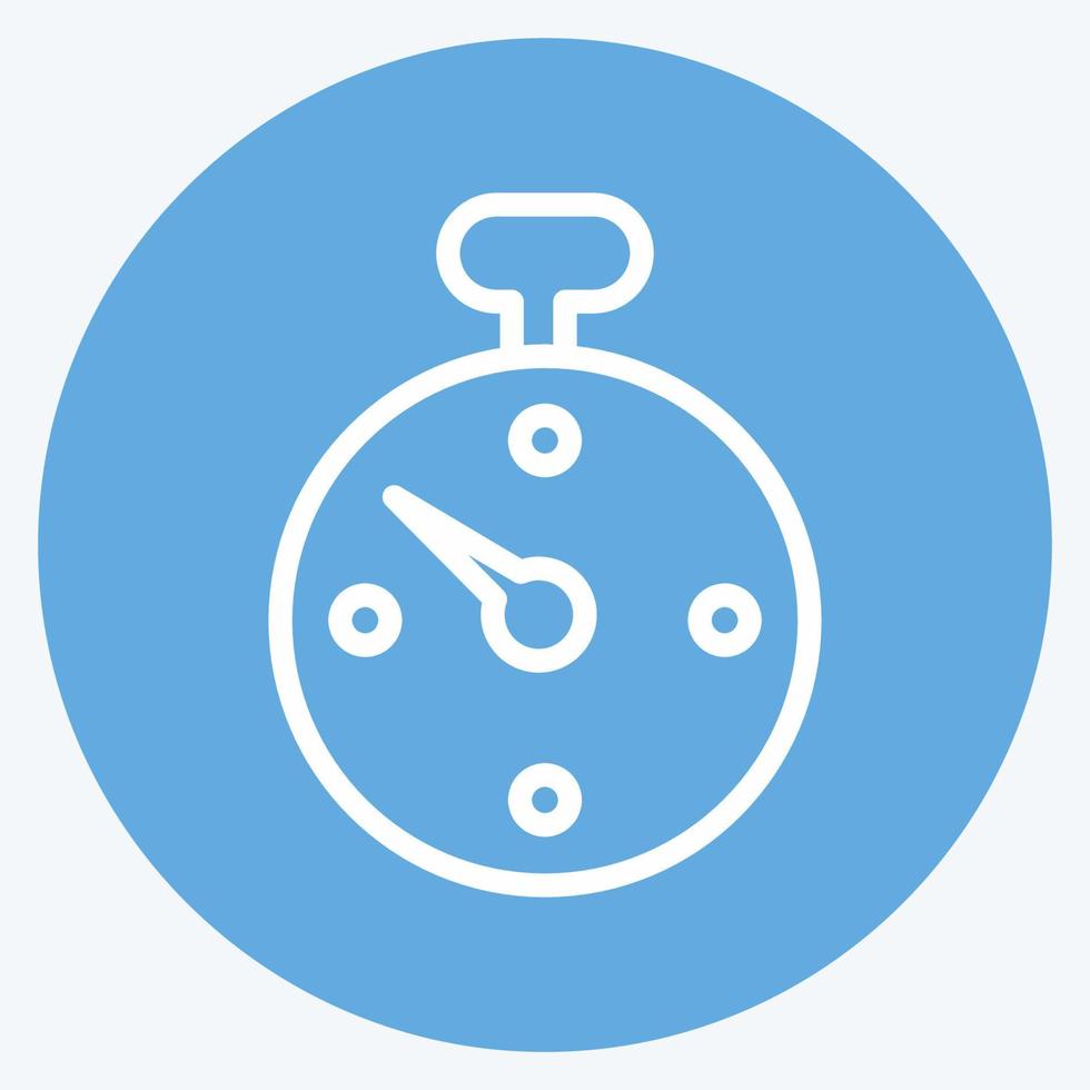Icon Deadline. suitable for Startup symbol. blue eyes style. simple design editable. design template vector. simple illustration vector
