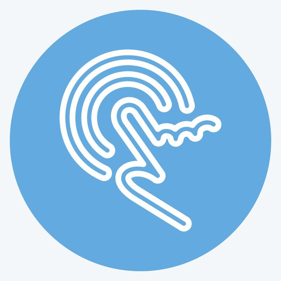 Icon Control. suitable for Startup symbol. blue eyes style. simple design editable. design template vector. simple illustration vector