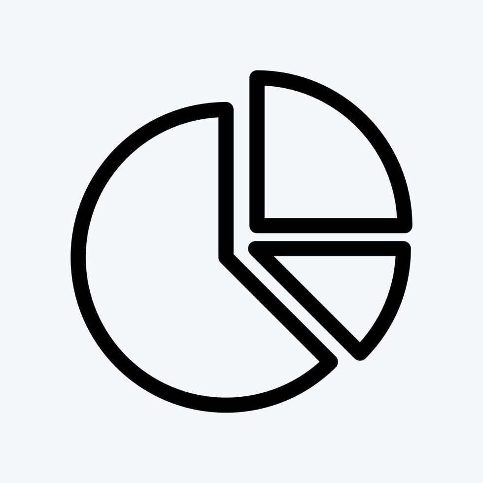 Icon Analytics. suitable for Startup symbol. line style. simple design editable. design template vector. simple illustration vector