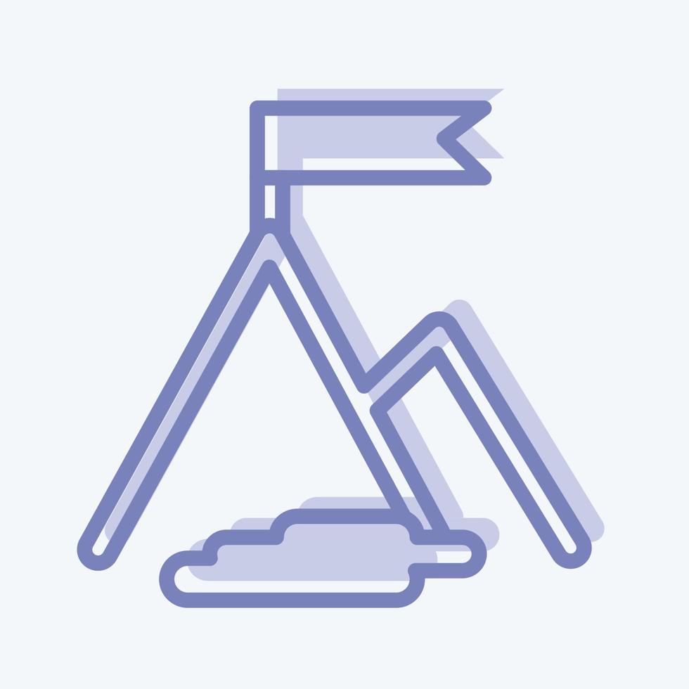 Icon Success. suitable for Startup symbol. two tone style. simple design editable. design template vector. simple illustration vector
