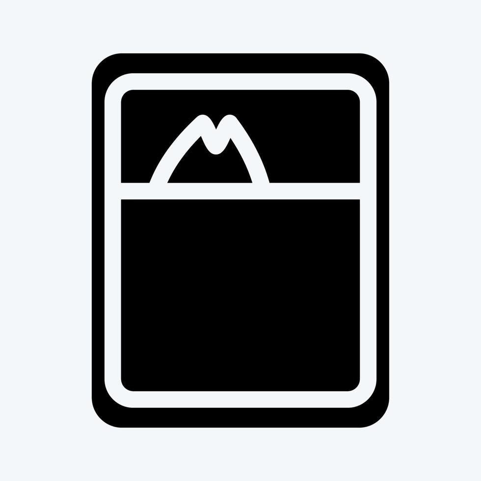 sardina icono. adecuado para el símbolo de mariscos. estilo de glifo. diseño simple editable. vector de plantilla de diseño. ilustración sencilla