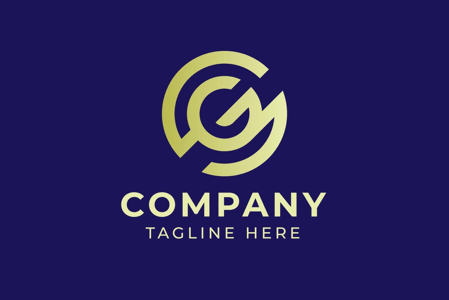 initial logo S and G monogram style vector