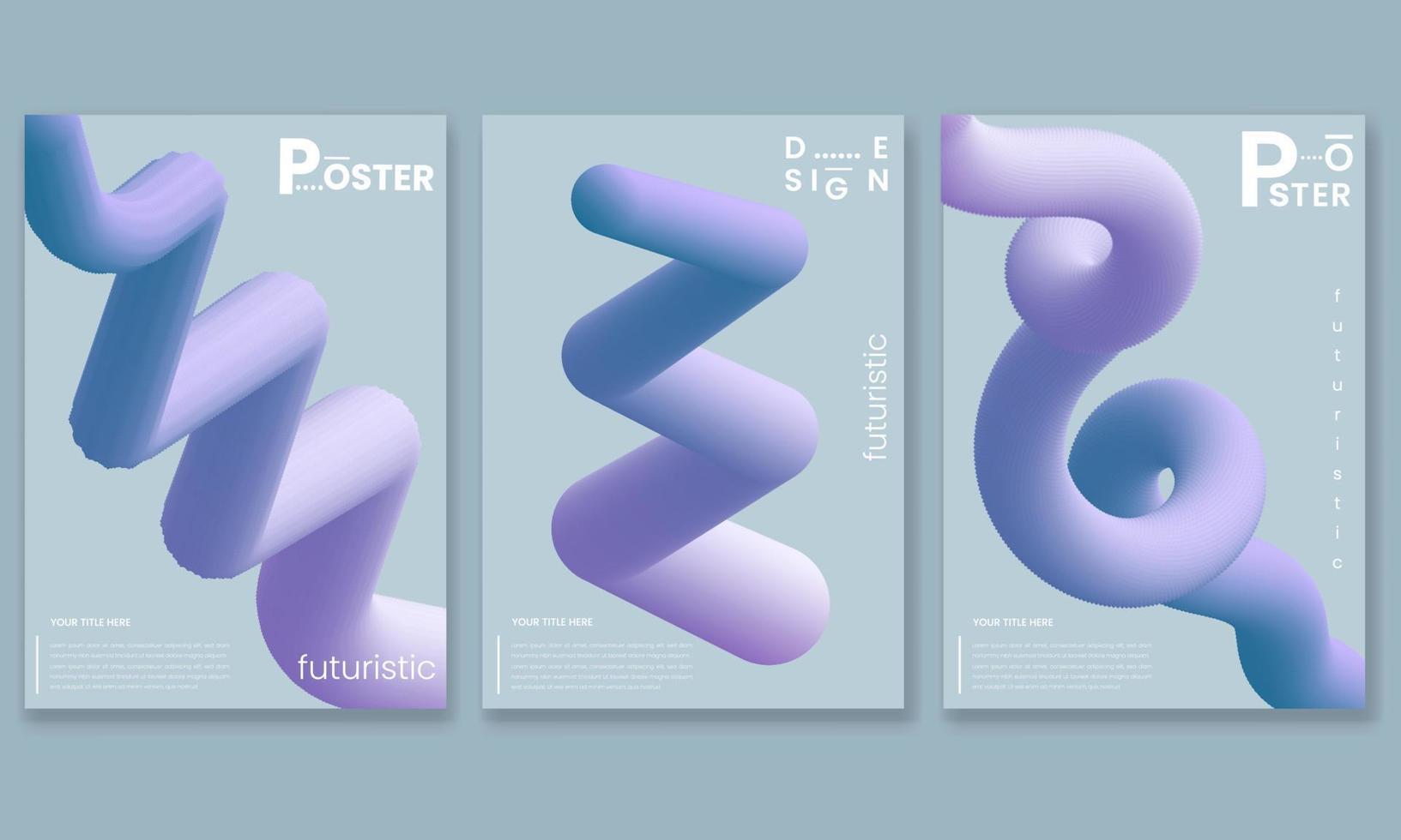 Abstract, modern, futuristic , Gradient illustrations. Background for magazine cover about dreams, fancy poster, music album. vector
