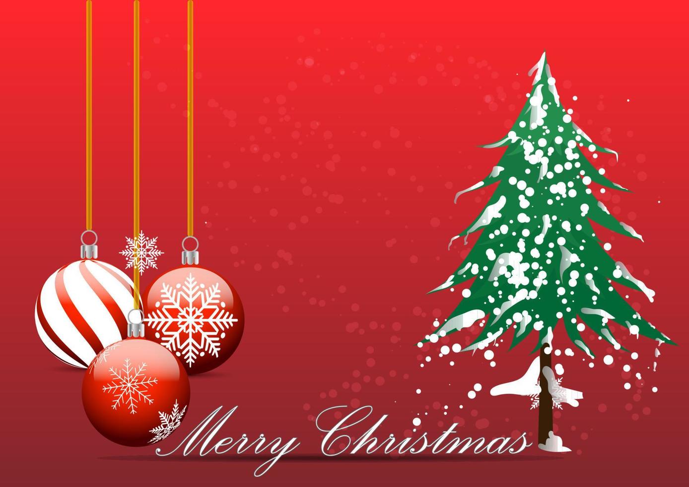 graphics design for Card for Merry Christmas Happy New Year design vector illustration