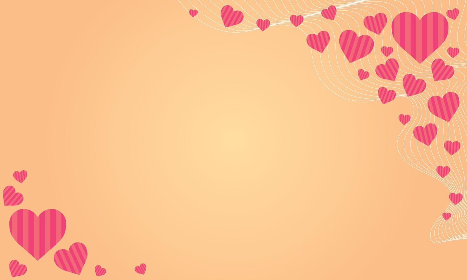 Lovely happy valentine's day background vector