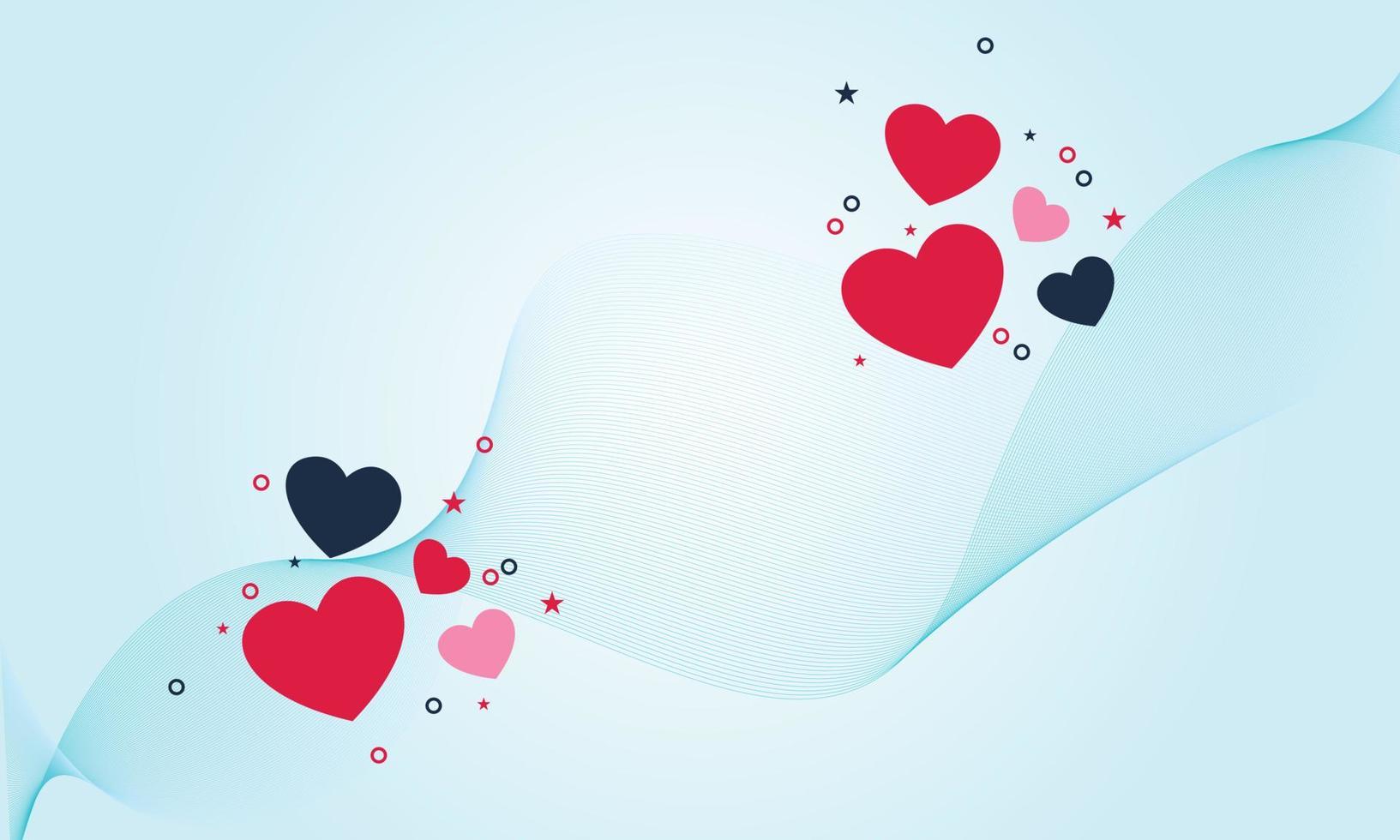 Romantic background with hearts, valentines day 8860951 Vector Art at  Vecteezy