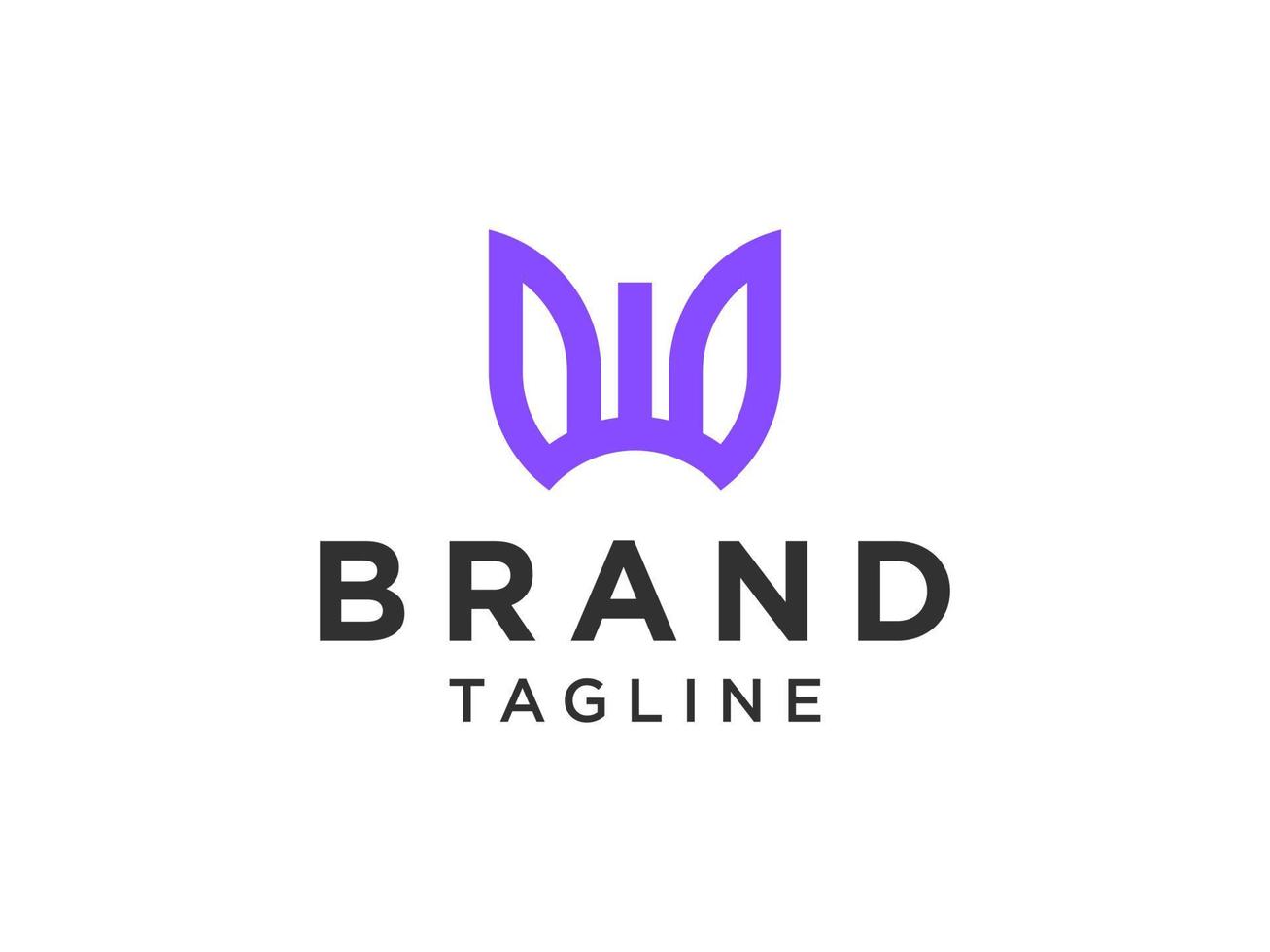Initial Letter W Flat Vector Logo Design. Usable for Business and Branding Logos. Flat Vector Logo Design Template Element.