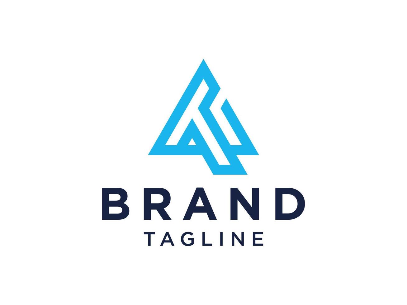 Initial Letter T Logo. Monogram Linear Style isolated on White Background. Usable for Business and Branding Logos. Flat Vector Logo Design Template Element.