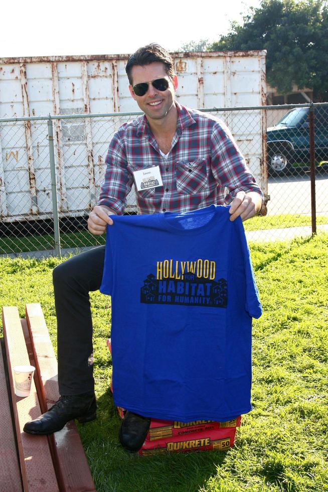 LOS ANGELES, FEB 9 -  Jason Thompson at the 4th General Hospital Habitat for Humanity Fan Build Day at the 191 E. Marker Street on February 9, 2013 in Long Beach, CA photo