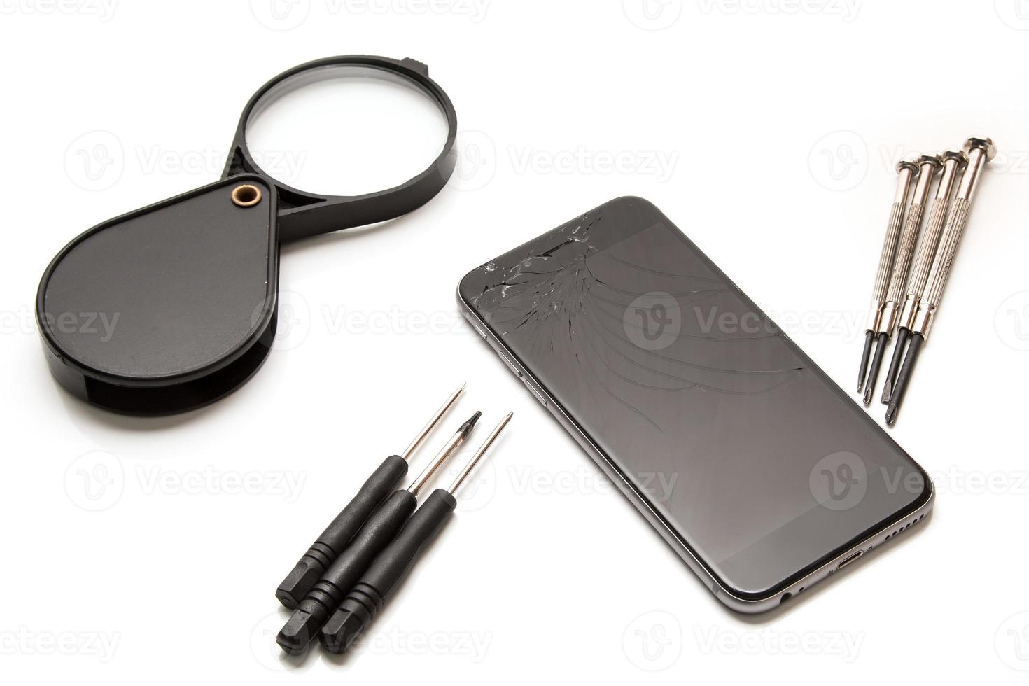 Smart phone and tools for repair photo