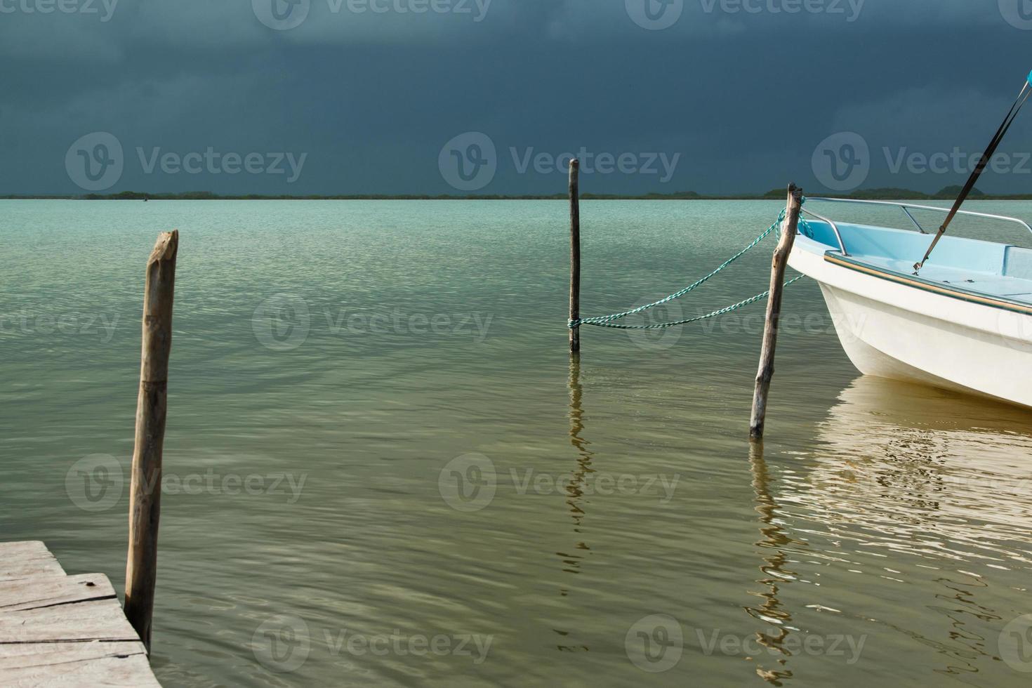 A boat on the water photo