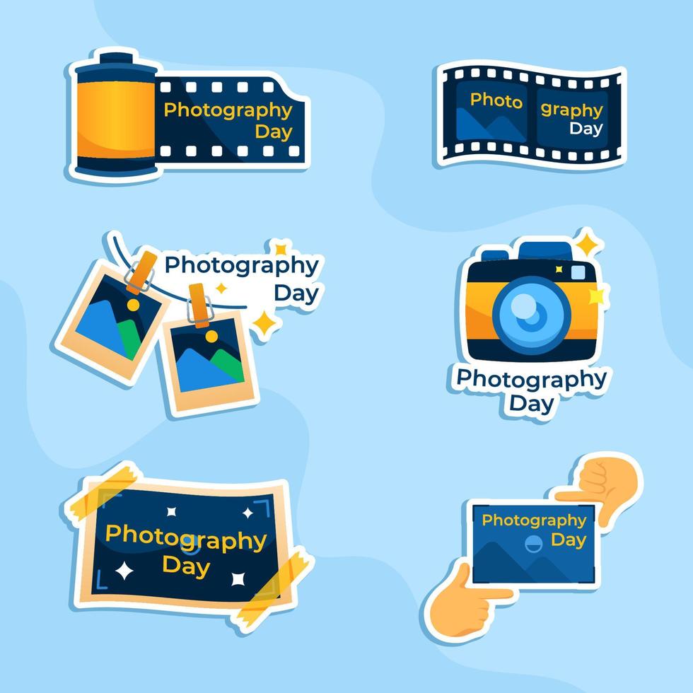Celluloid Roll On Photography Day vector