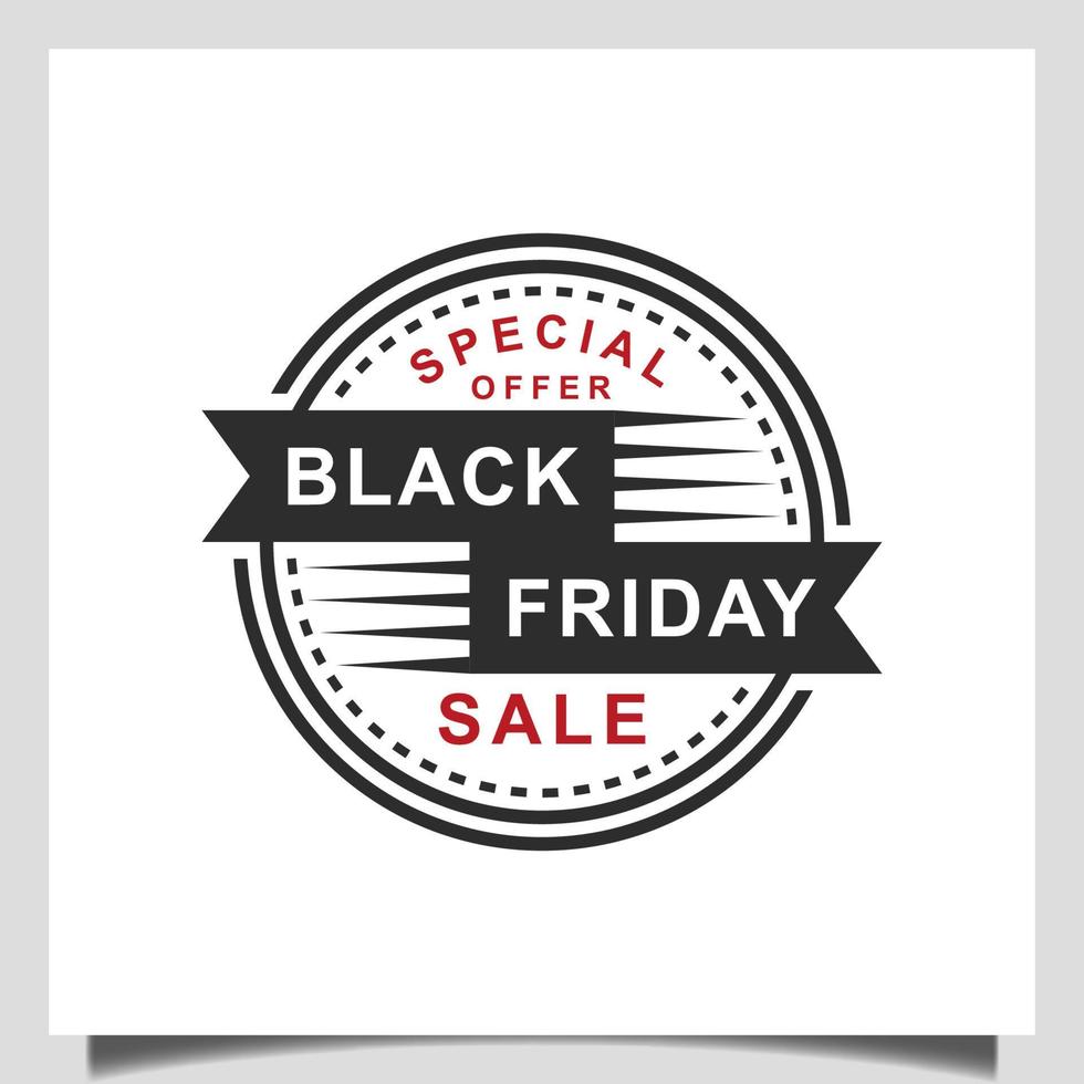 vector emblem circle design for mega sale, discount, shopping, black friday sale badge logo template