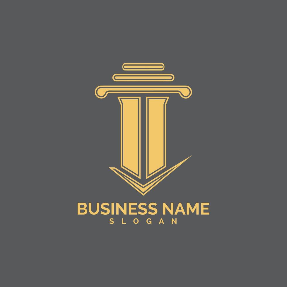 pillar Logo vector Template illustration design