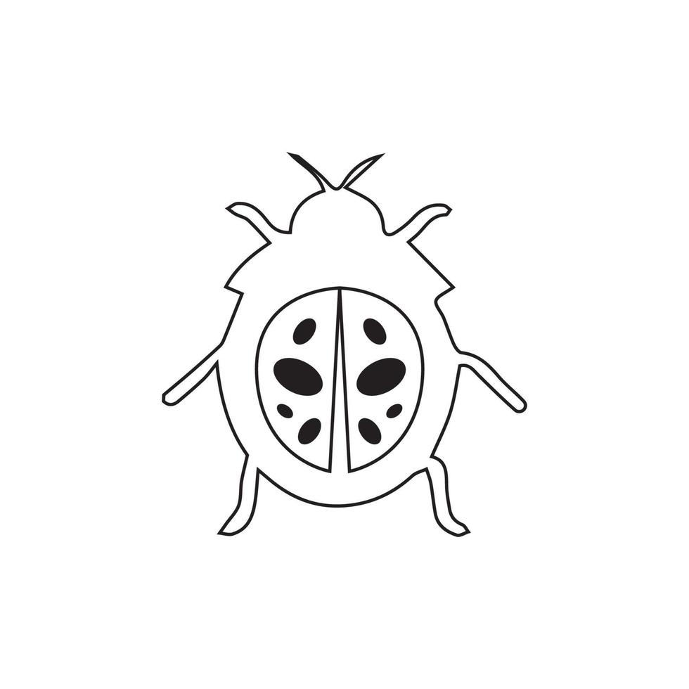 bug vector illustration icon design template