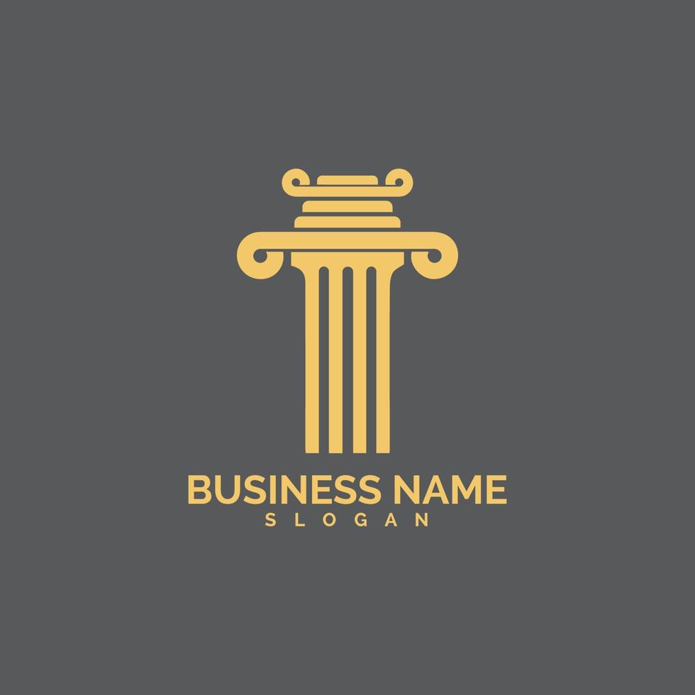 pillar Logo vector Template illustration design