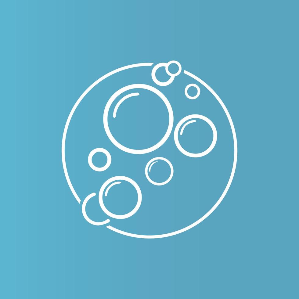 Bubble  icon vector