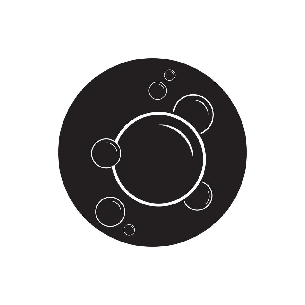 bubble icon vector illustration design template