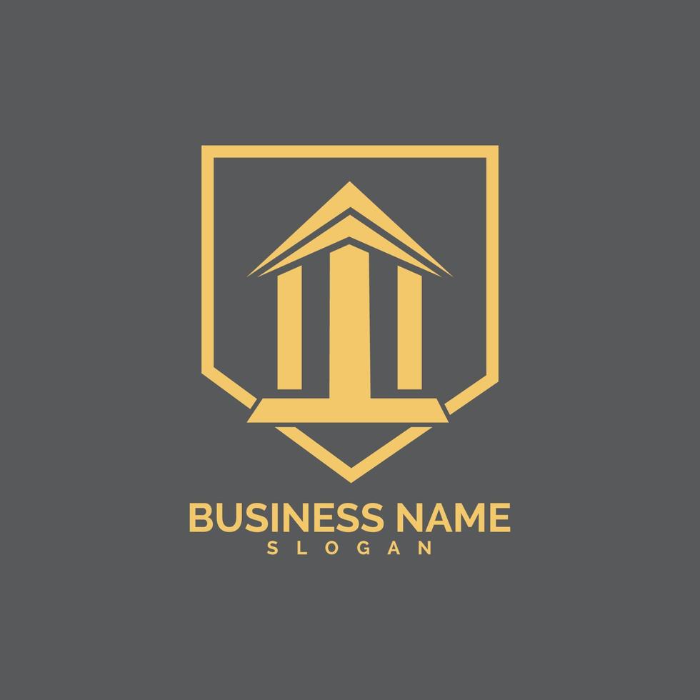 pillar Logo vector Template illustration design