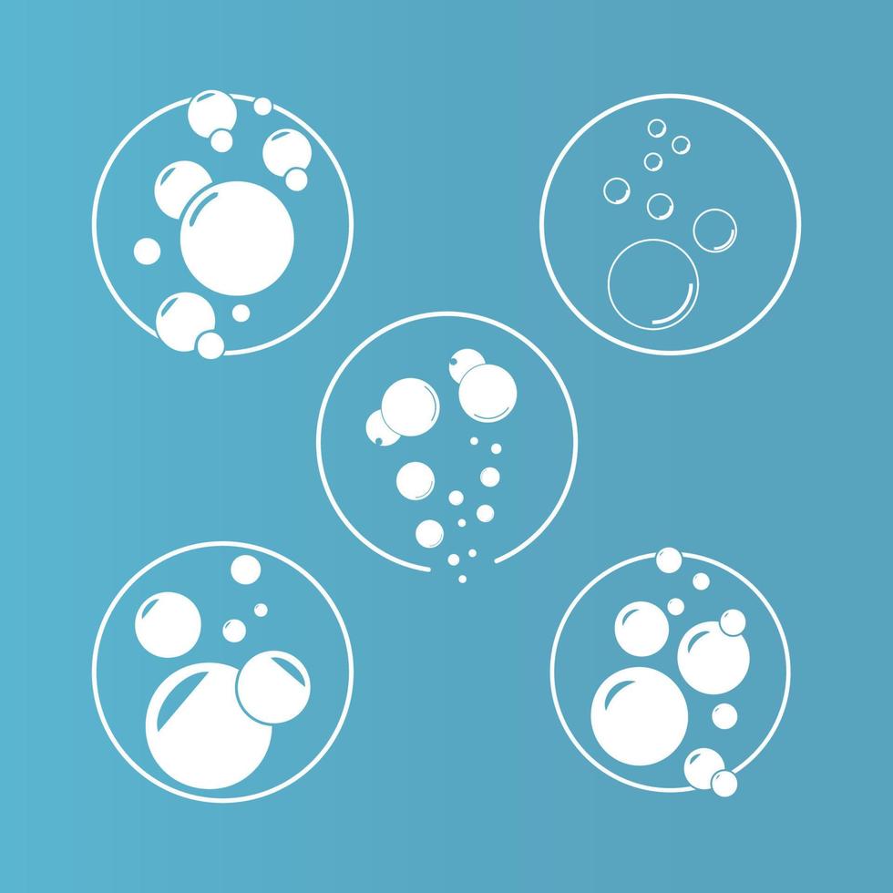 Bubble  icon vector