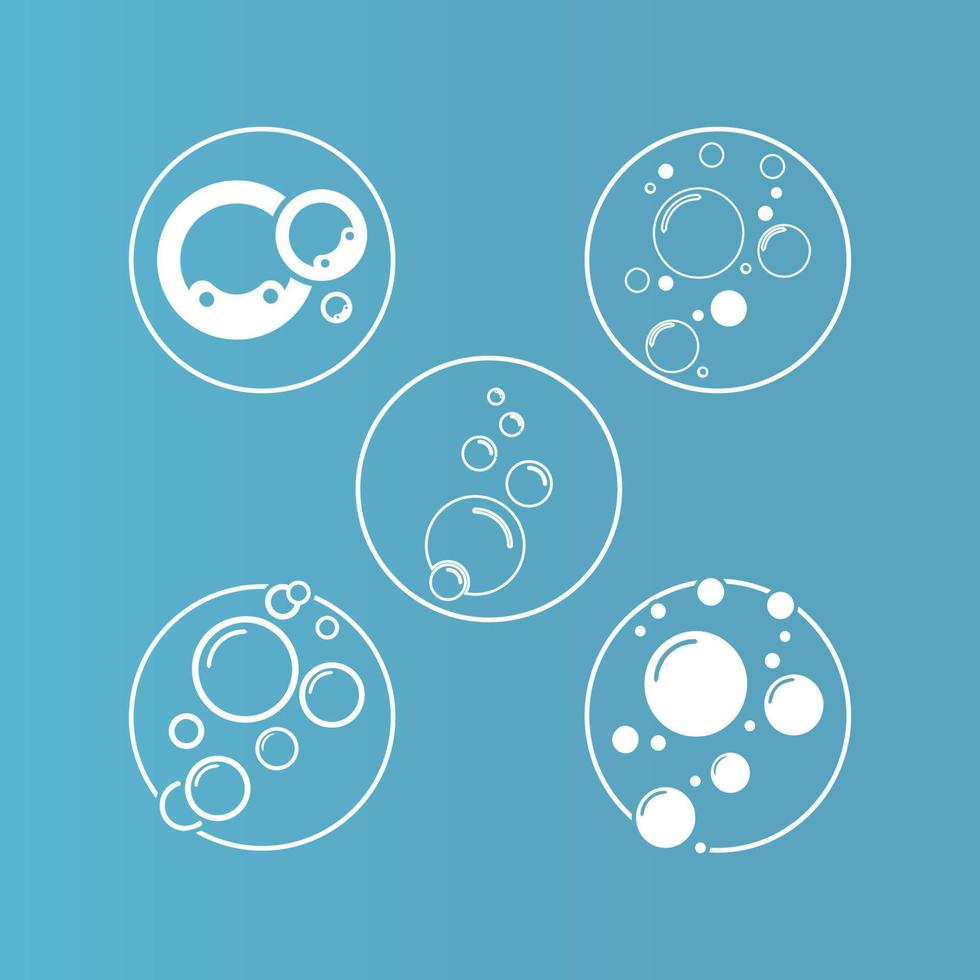 Bubble  icon vector