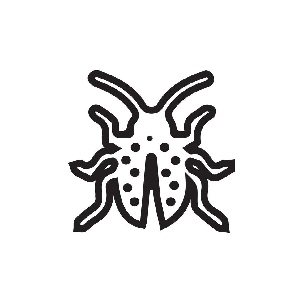 bug vector illustration icon design template