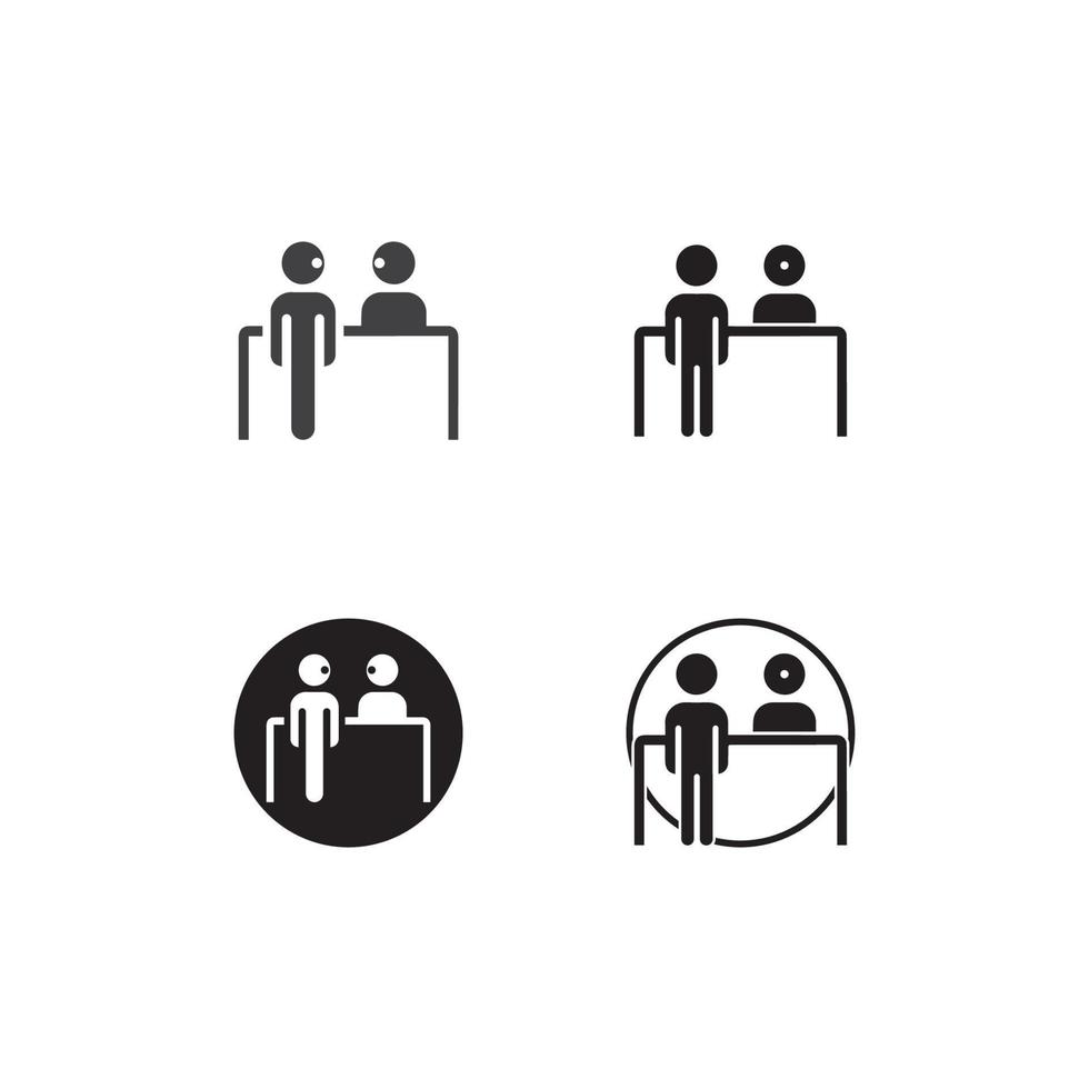 Registration desk vector , Customer service desk icon , Ticket  counter desk simple  illustration design