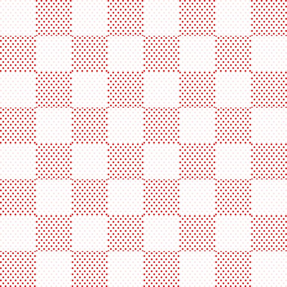 Pattern design of polka dots in square. Used as a background, fabric pattern, book cover, etc. vector