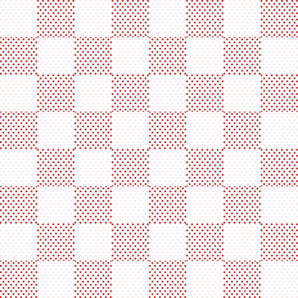 Pattern design of polka dots in square. Used as a background, fabric pattern, book cover, etc. vector