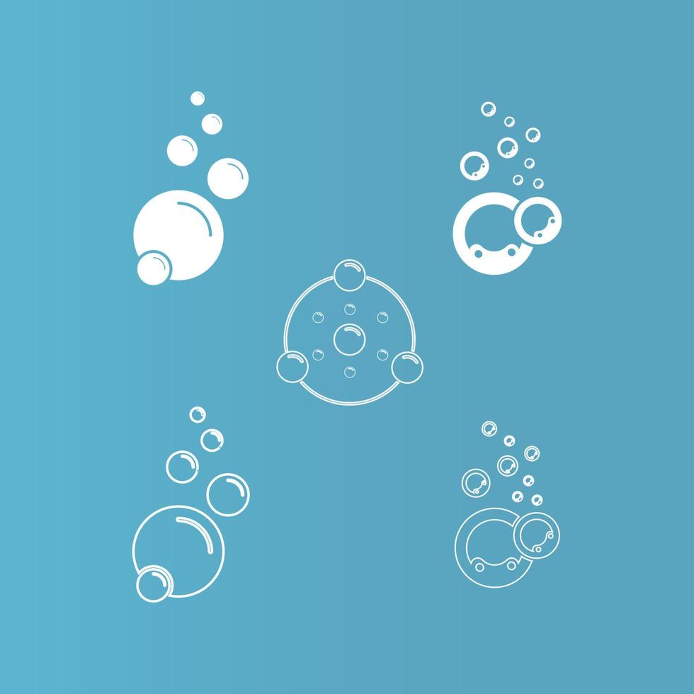 Bubble  icon vector