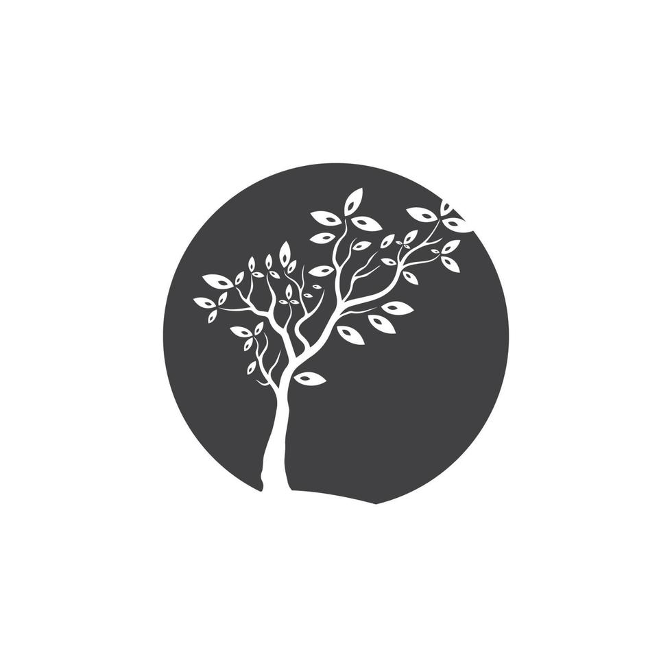 Tree Vector ,hand drawn,  illustration of  Olive tree vector design template