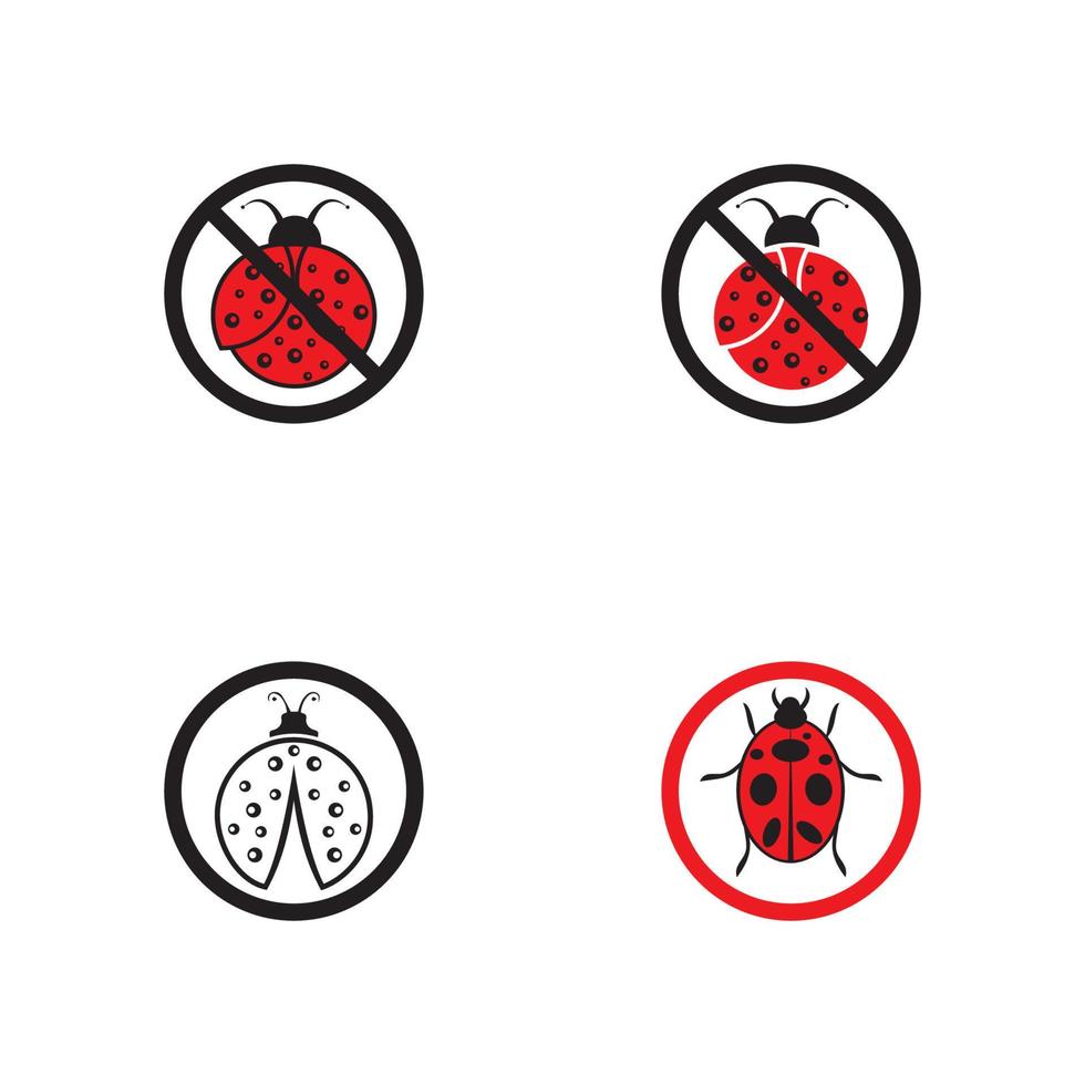 bug vector illustration icon design template