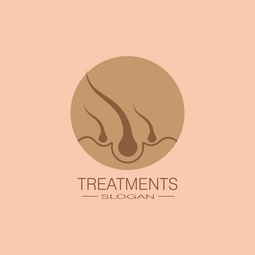 Hair treatments icon illustration vector