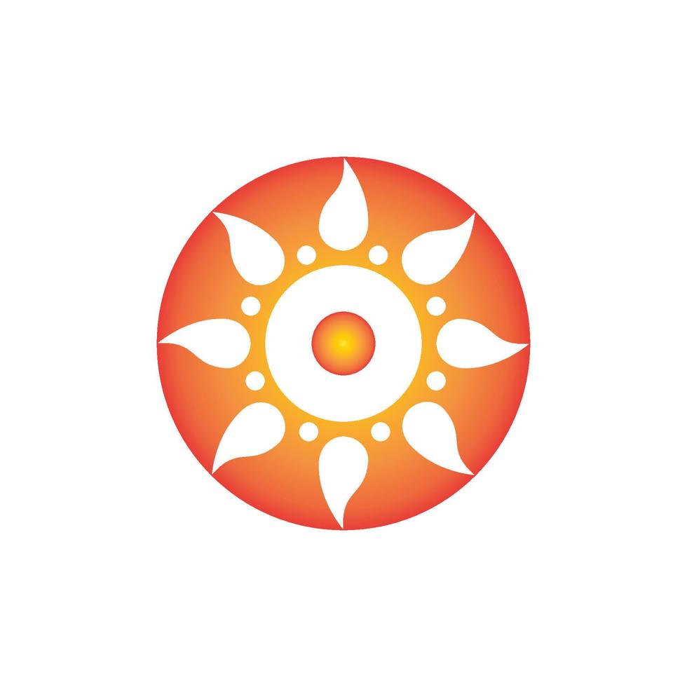 Sun Vector illustration Icon Logo Template design