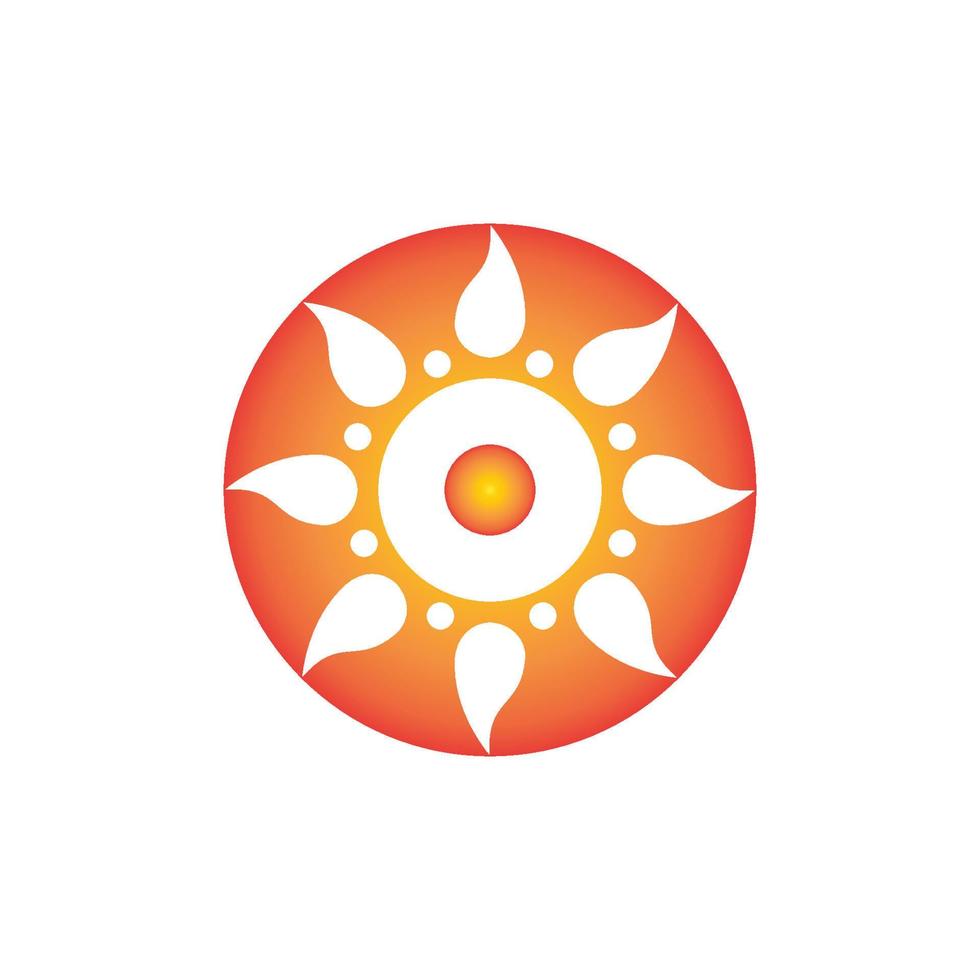 Sun Vector illustration Icon Logo Template design