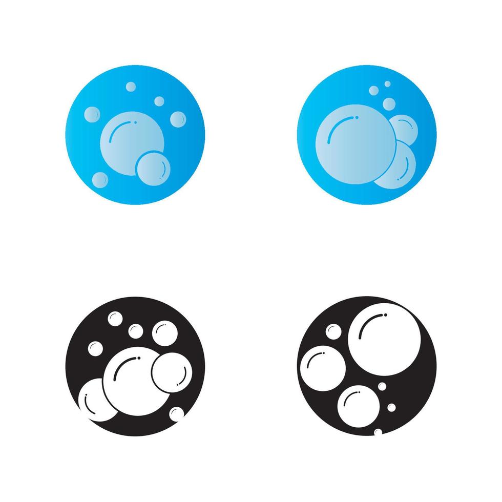 Bubble  icon vector