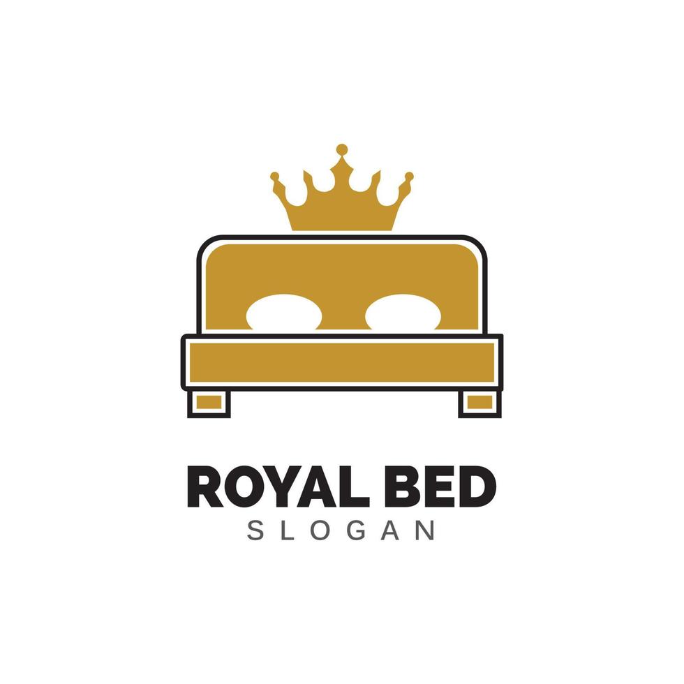 Bed icon, Furniture Vector illustration, flat design.