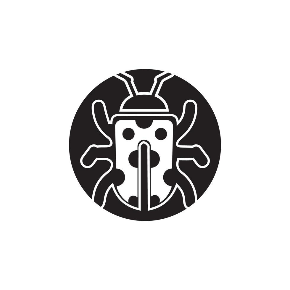 bug vector illustration icon design template